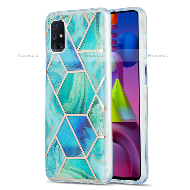 Silicone Candy Rubber Gel Fashionable Pattern Soft Case Cover Y01B for Samsung Galaxy M51