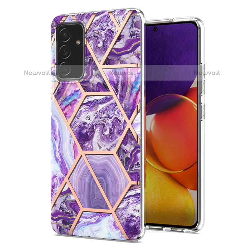 Silicone Candy Rubber Gel Fashionable Pattern Soft Case Cover Y01B for Samsung Galaxy Quantum2 5G
