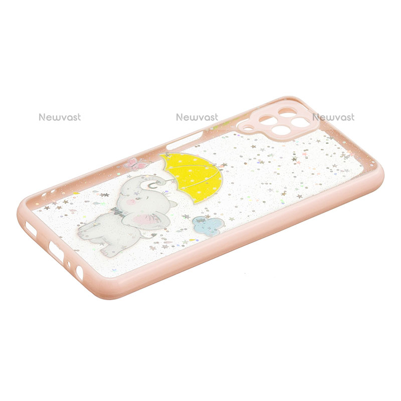 Silicone Candy Rubber Gel Fashionable Pattern Soft Case Cover Y01X for Samsung Galaxy A12