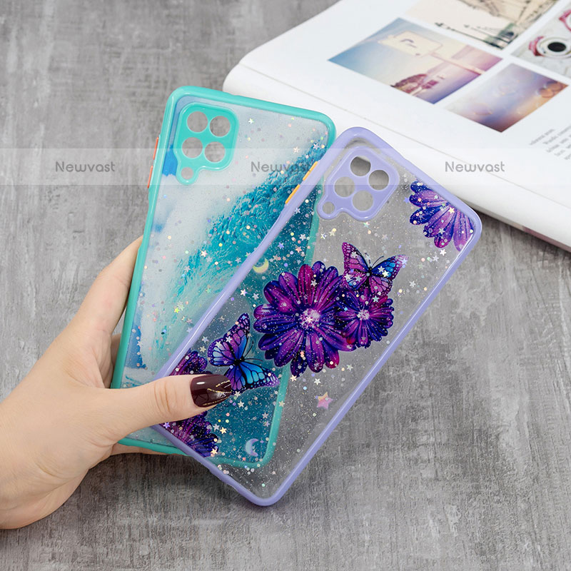 Silicone Candy Rubber Gel Fashionable Pattern Soft Case Cover Y01X for Samsung Galaxy A12