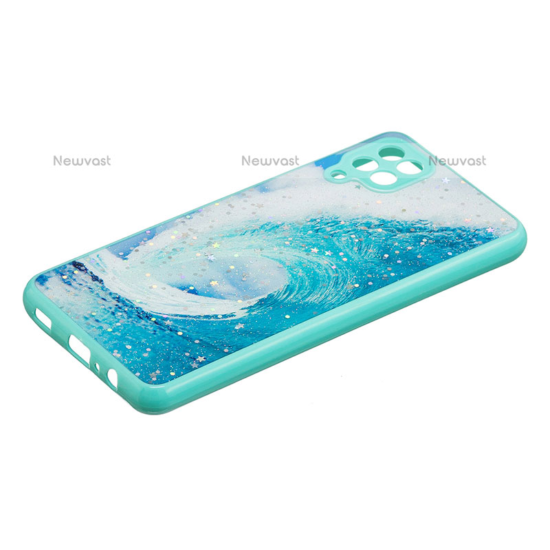 Silicone Candy Rubber Gel Fashionable Pattern Soft Case Cover Y01X for Samsung Galaxy A12 Green