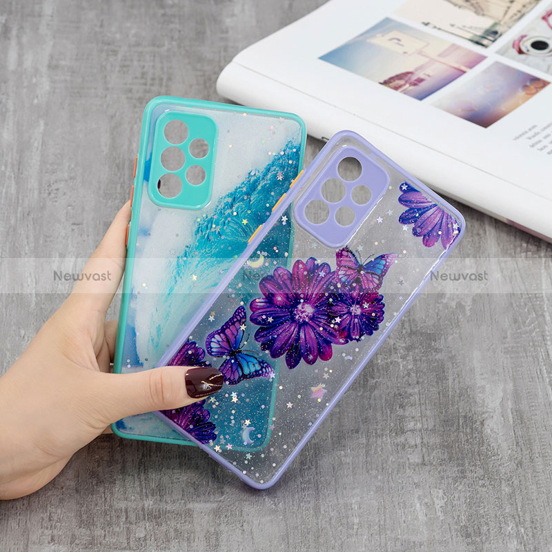 Silicone Candy Rubber Gel Fashionable Pattern Soft Case Cover Y01X for Samsung Galaxy A33 5G