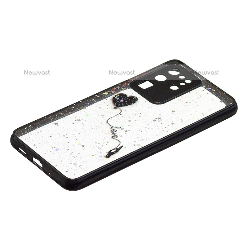Silicone Candy Rubber Gel Fashionable Pattern Soft Case Cover Y01X for Samsung Galaxy S20 Ultra 5G Black