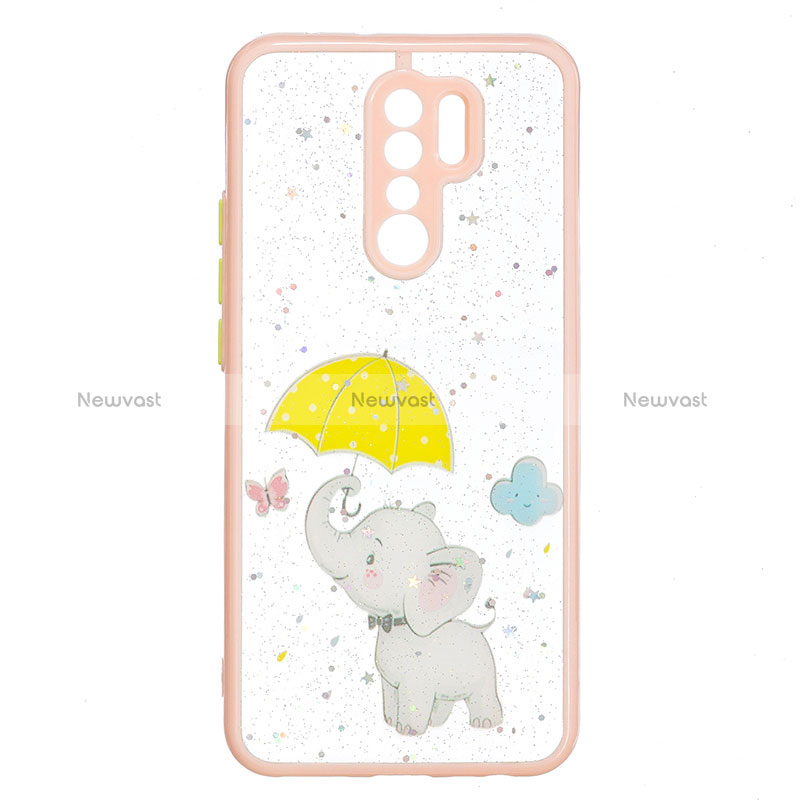 Silicone Candy Rubber Gel Fashionable Pattern Soft Case Cover Y01X for Xiaomi Redmi 9 Prime India