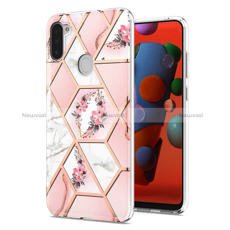 Silicone Candy Rubber Gel Fashionable Pattern Soft Case Cover Y02B for Samsung Galaxy A11