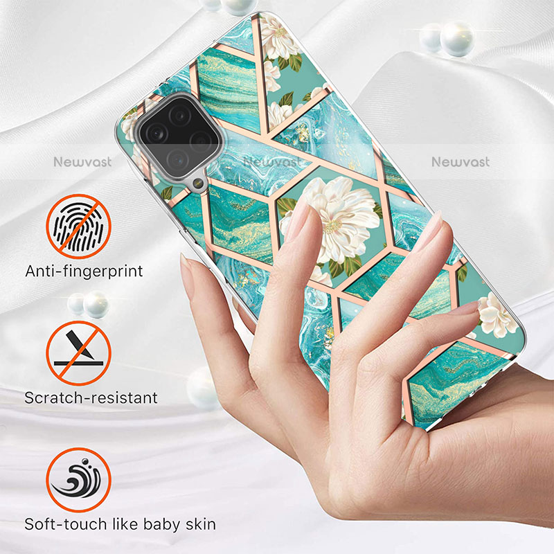 Silicone Candy Rubber Gel Fashionable Pattern Soft Case Cover Y02B for Samsung Galaxy A12