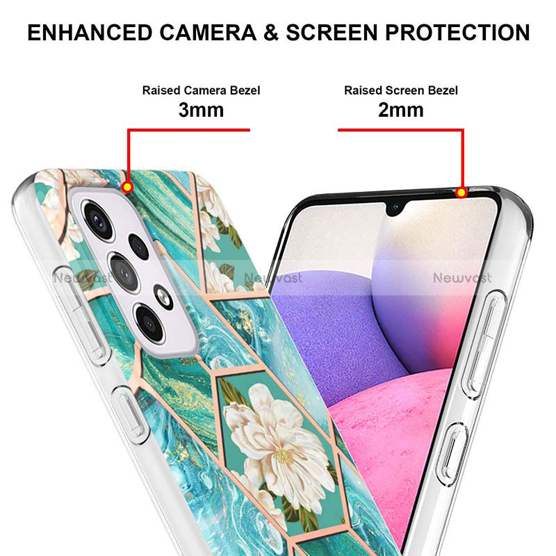 Silicone Candy Rubber Gel Fashionable Pattern Soft Case Cover Y02B for Samsung Galaxy A33 5G