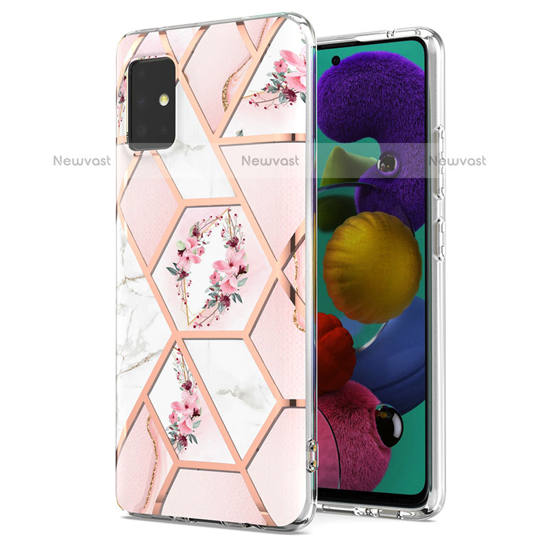 Silicone Candy Rubber Gel Fashionable Pattern Soft Case Cover Y02B for Samsung Galaxy A51 4G