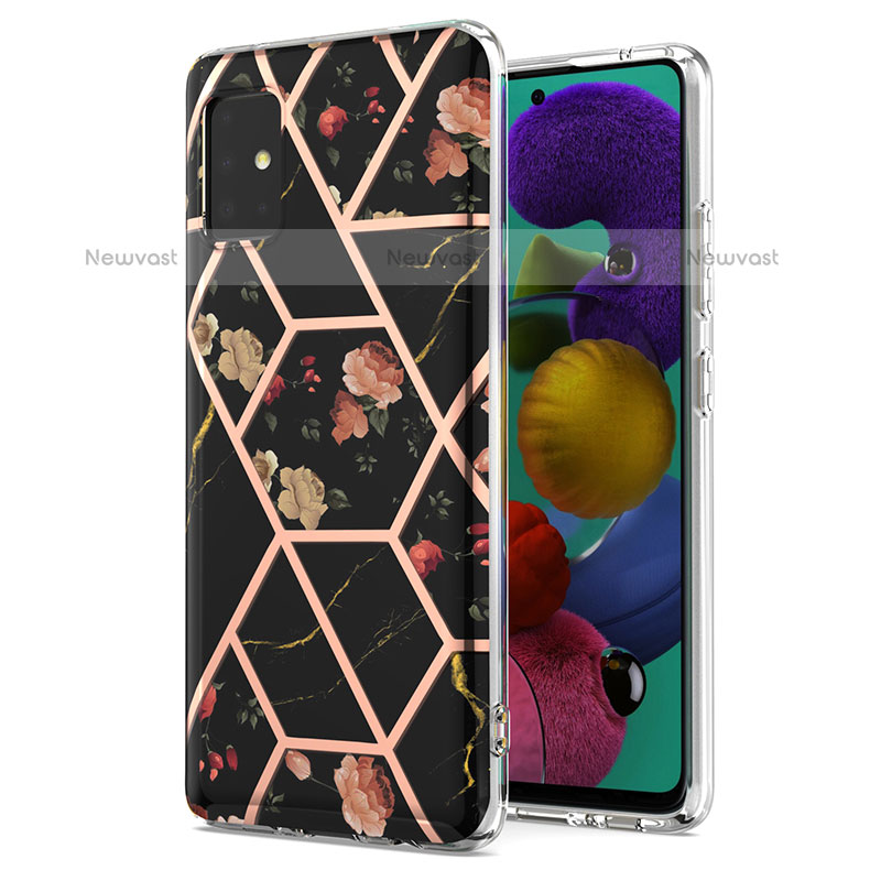 Silicone Candy Rubber Gel Fashionable Pattern Soft Case Cover Y02B for Samsung Galaxy A51 4G