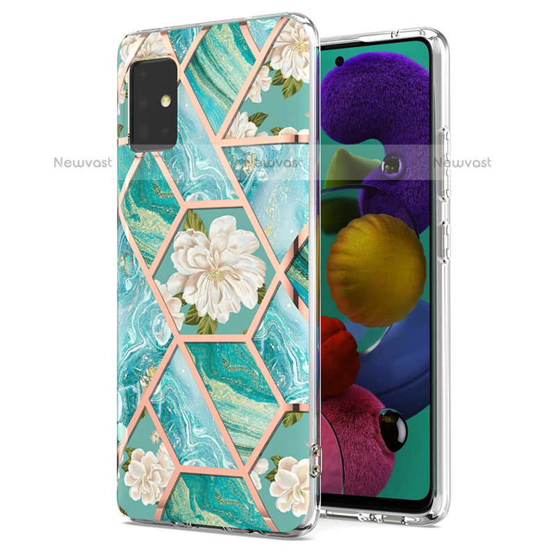 Silicone Candy Rubber Gel Fashionable Pattern Soft Case Cover Y02B for Samsung Galaxy A51 4G
