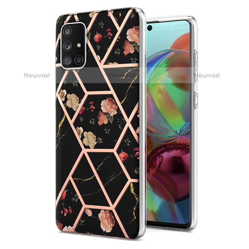 Silicone Candy Rubber Gel Fashionable Pattern Soft Case Cover Y02B for Samsung Galaxy A71 4G A715