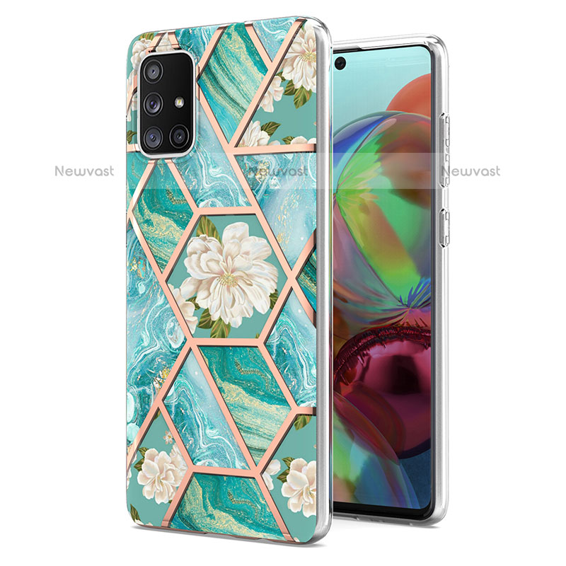 Silicone Candy Rubber Gel Fashionable Pattern Soft Case Cover Y02B for Samsung Galaxy A71 4G A715