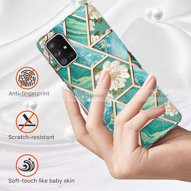 Silicone Candy Rubber Gel Fashionable Pattern Soft Case Cover Y02B for Samsung Galaxy A71 5G