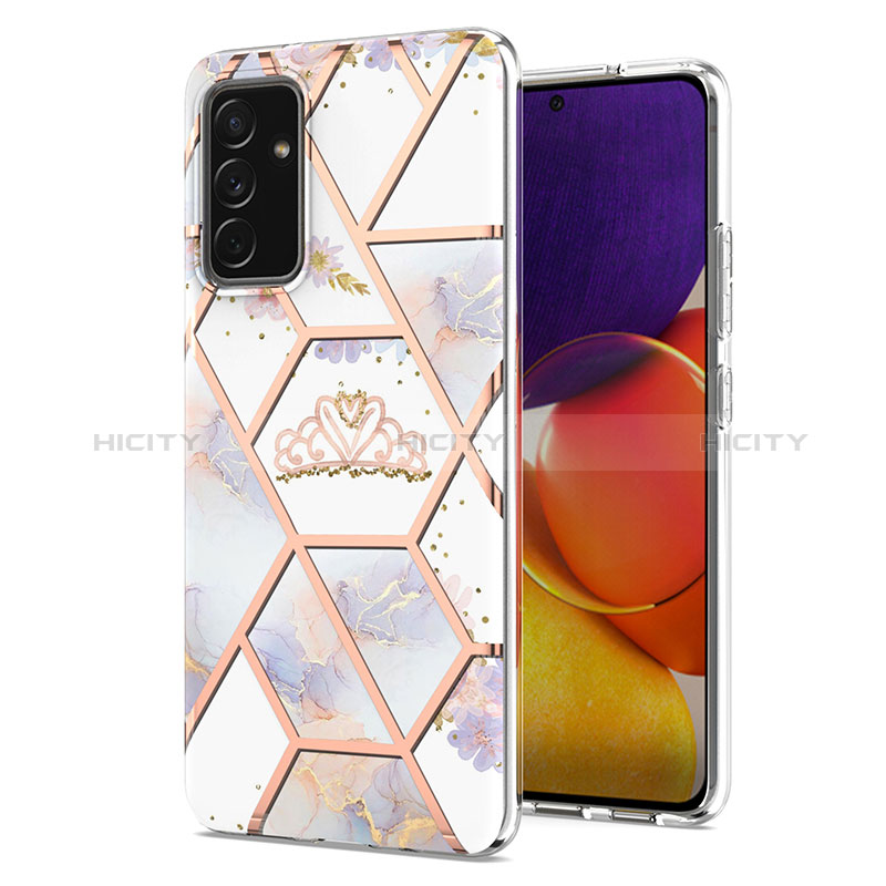 Silicone Candy Rubber Gel Fashionable Pattern Soft Case Cover Y02B for Samsung Galaxy A82 5G