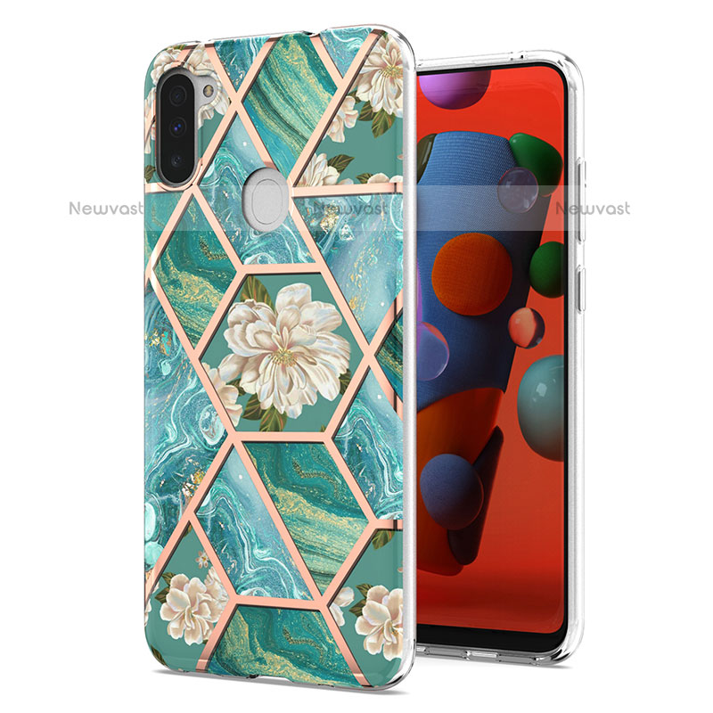 Silicone Candy Rubber Gel Fashionable Pattern Soft Case Cover Y02B for Samsung Galaxy M11