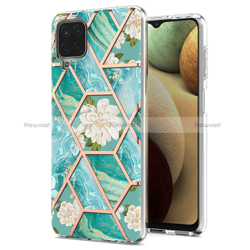 Silicone Candy Rubber Gel Fashionable Pattern Soft Case Cover Y02B for Samsung Galaxy M12