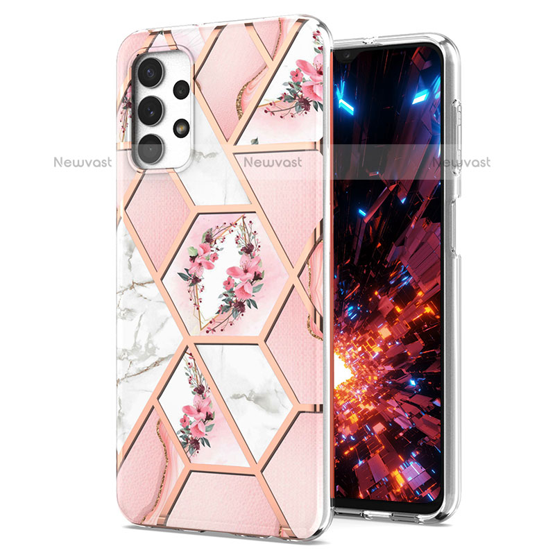 Silicone Candy Rubber Gel Fashionable Pattern Soft Case Cover Y02B for Samsung Galaxy M32 5G