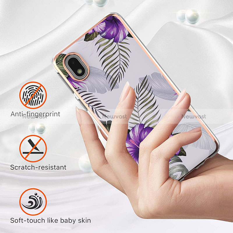 Silicone Candy Rubber Gel Fashionable Pattern Soft Case Cover Y03B for Samsung Galaxy A01 Core