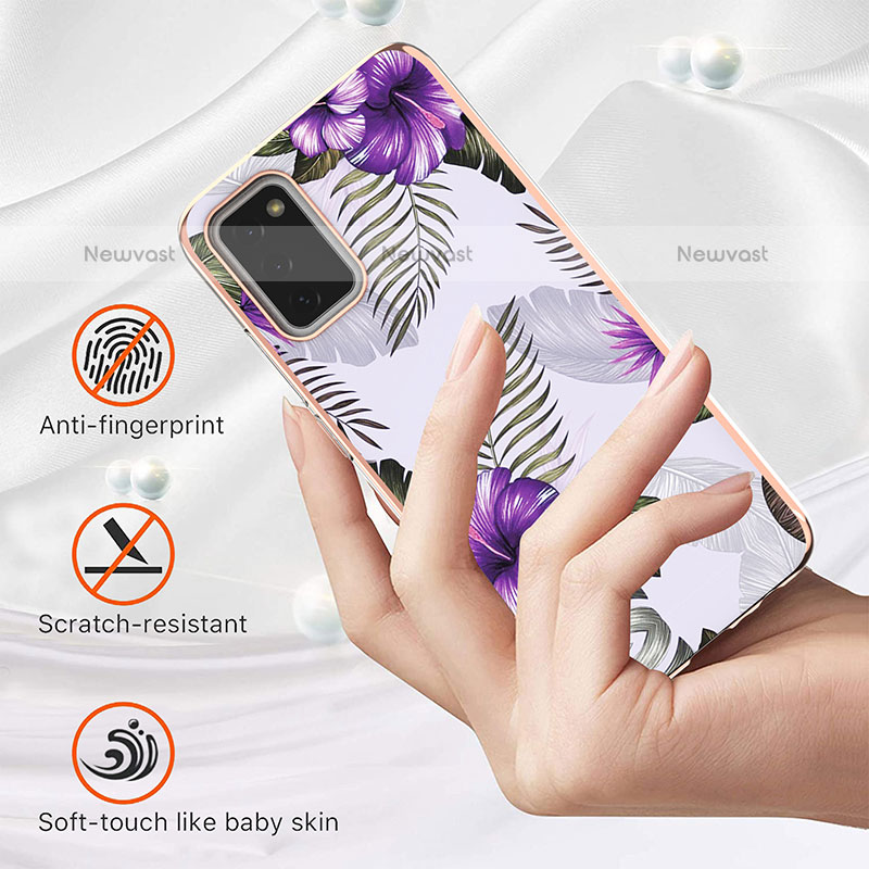 Silicone Candy Rubber Gel Fashionable Pattern Soft Case Cover Y03B for Samsung Galaxy A02s