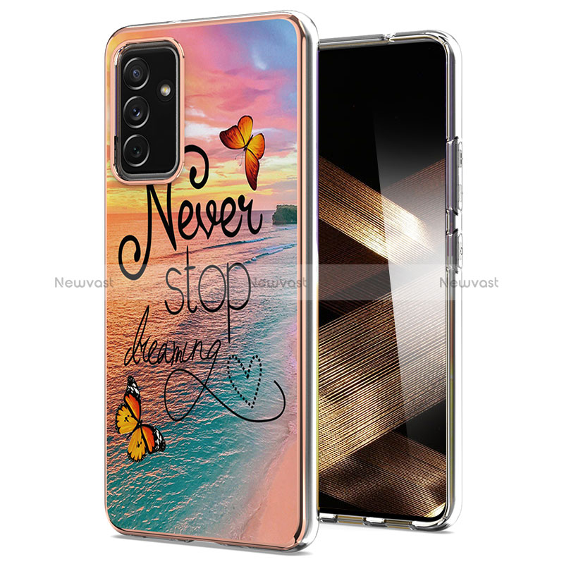 Silicone Candy Rubber Gel Fashionable Pattern Soft Case Cover Y03B for Samsung Galaxy A15 5G