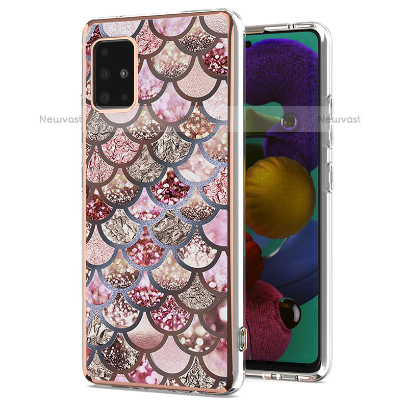 Silicone Candy Rubber Gel Fashionable Pattern Soft Case Cover Y03B for Samsung Galaxy A51 4G