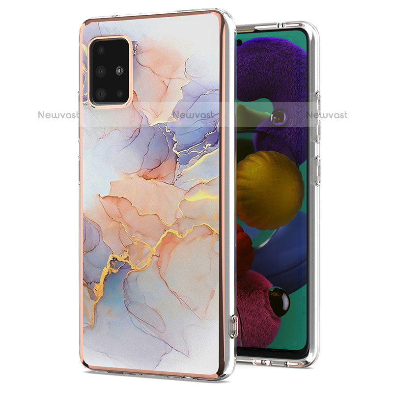 Silicone Candy Rubber Gel Fashionable Pattern Soft Case Cover Y03B for Samsung Galaxy A51 4G