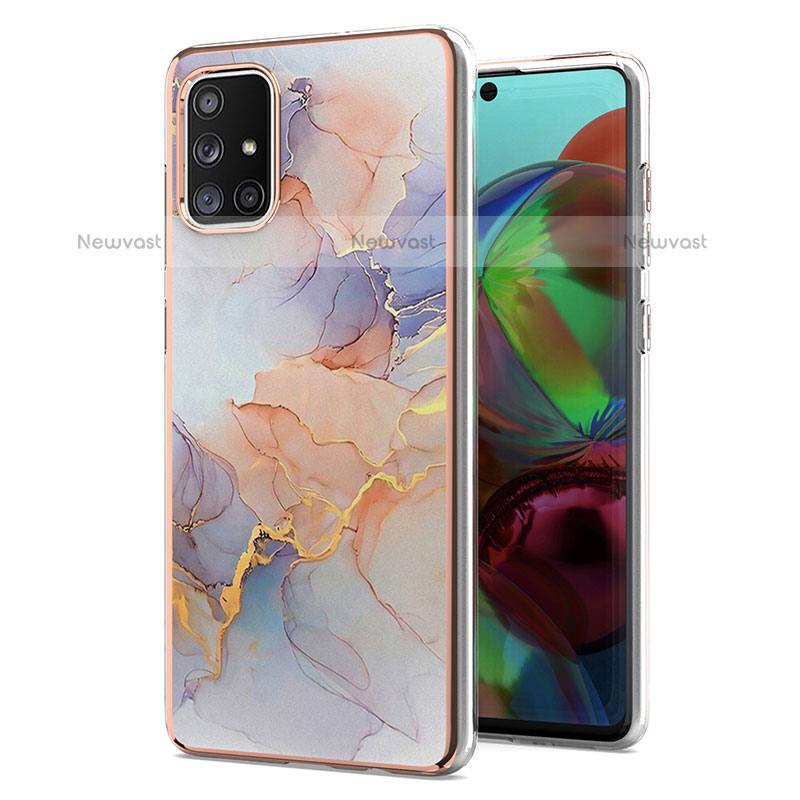 Silicone Candy Rubber Gel Fashionable Pattern Soft Case Cover Y03B for Samsung Galaxy A71 4G A715