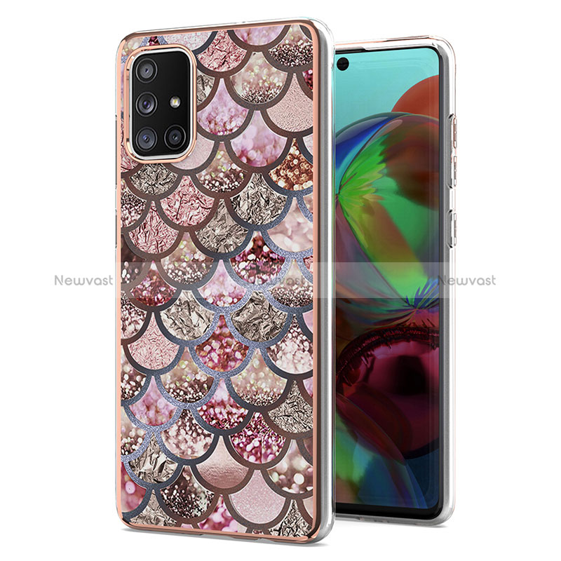 Silicone Candy Rubber Gel Fashionable Pattern Soft Case Cover Y03B for Samsung Galaxy A71 5G