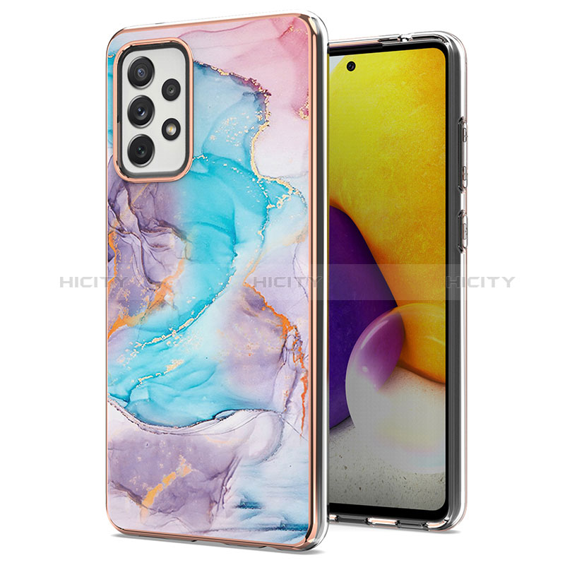 Silicone Candy Rubber Gel Fashionable Pattern Soft Case Cover Y03B for Samsung Galaxy A72 5G