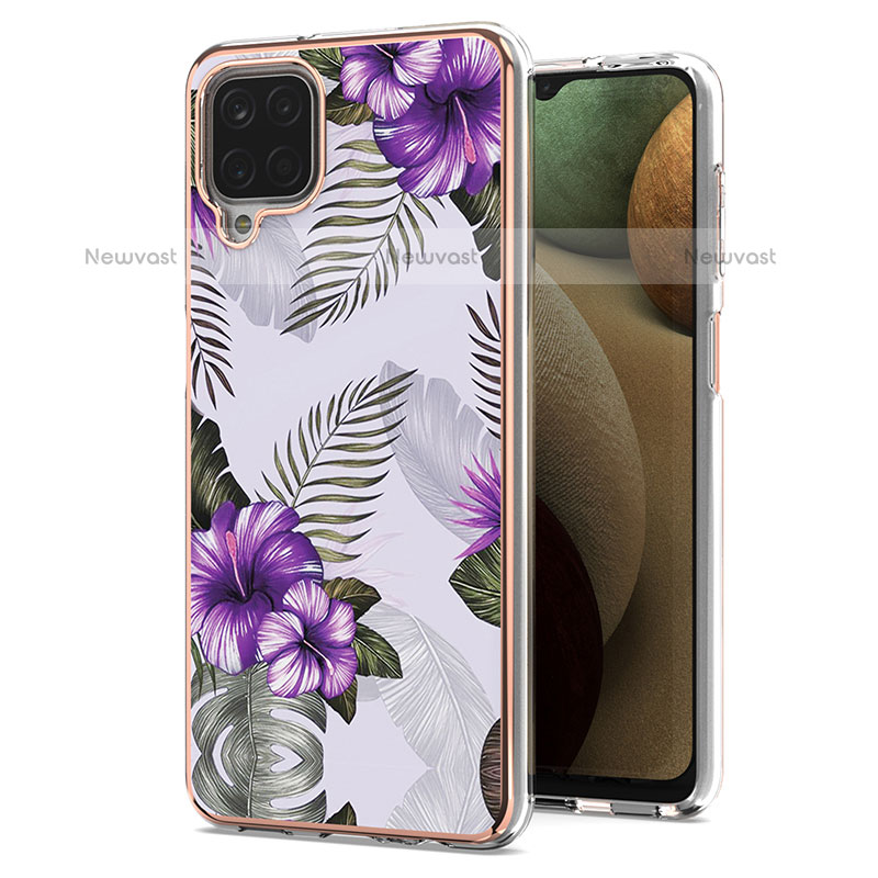 Silicone Candy Rubber Gel Fashionable Pattern Soft Case Cover Y03B for Samsung Galaxy F12