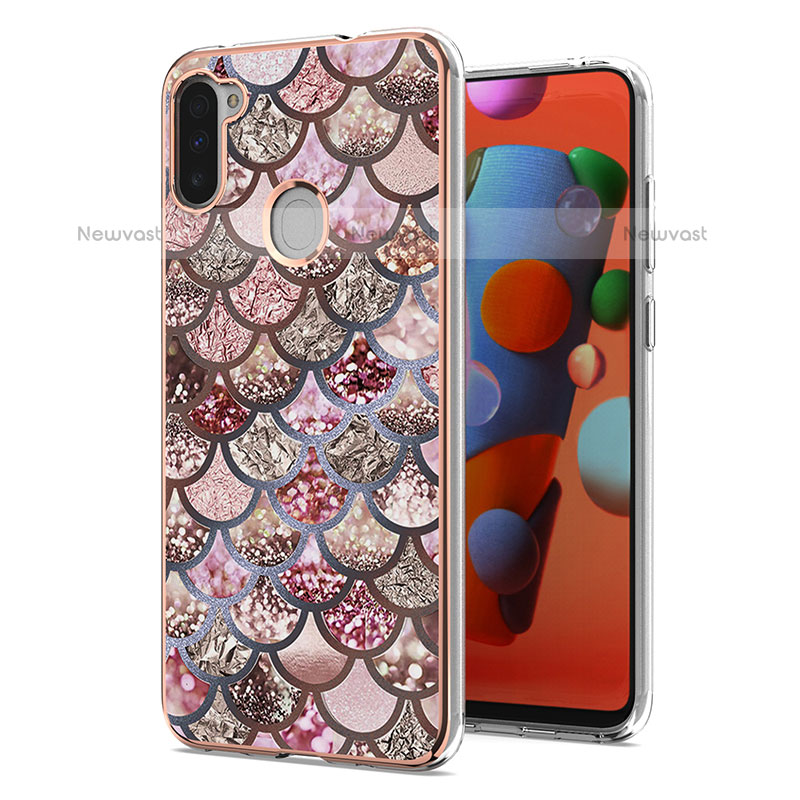Silicone Candy Rubber Gel Fashionable Pattern Soft Case Cover Y03B for Samsung Galaxy M11