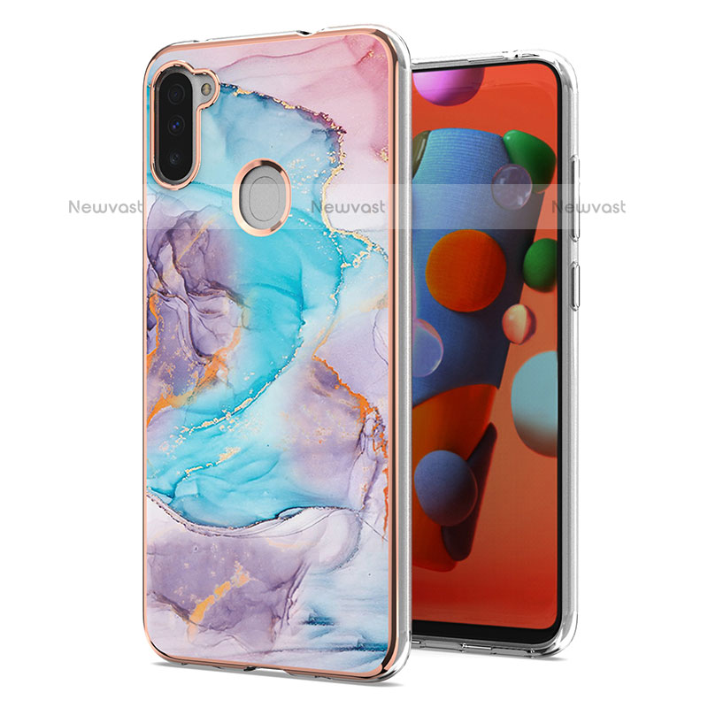 Silicone Candy Rubber Gel Fashionable Pattern Soft Case Cover Y03B for Samsung Galaxy M11