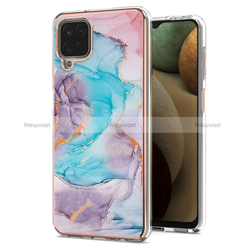Silicone Candy Rubber Gel Fashionable Pattern Soft Case Cover Y03B for Samsung Galaxy M12