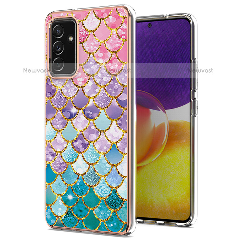 Silicone Candy Rubber Gel Fashionable Pattern Soft Case Cover Y03B for Samsung Galaxy Quantum2 5G