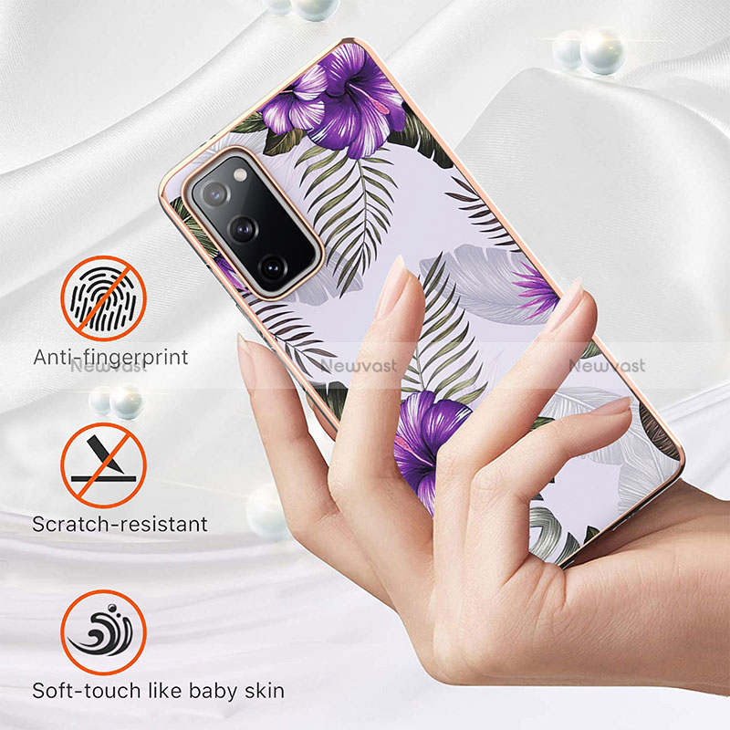 Silicone Candy Rubber Gel Fashionable Pattern Soft Case Cover Y03B for Samsung Galaxy S20 Lite 5G