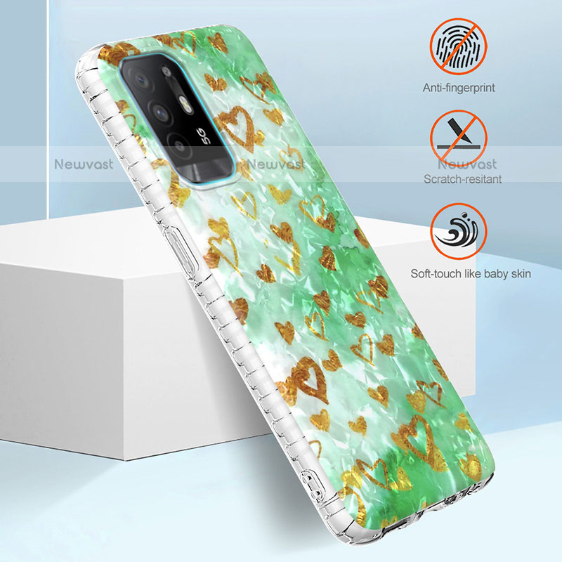 Silicone Candy Rubber Gel Fashionable Pattern Soft Case Cover Y04B for Oppo F19 Pro