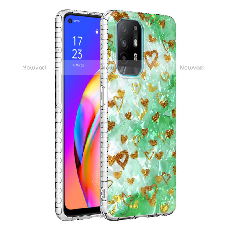 Silicone Candy Rubber Gel Fashionable Pattern Soft Case Cover Y04B for Oppo F19 Pro