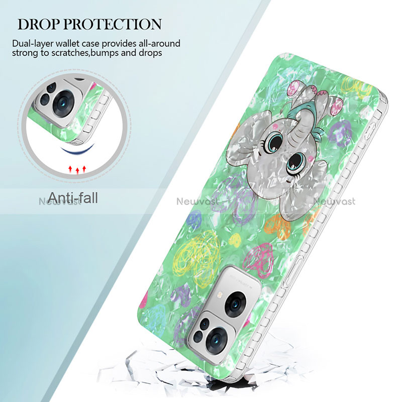Silicone Candy Rubber Gel Fashionable Pattern Soft Case Cover Y04B for Oppo Reno7 Pro 5G