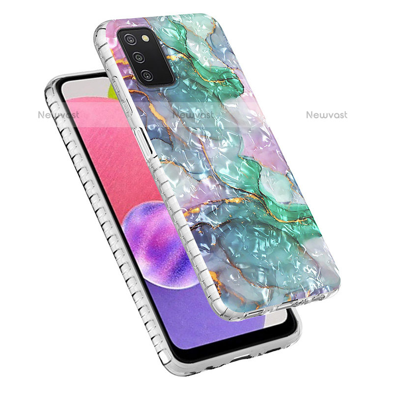 Silicone Candy Rubber Gel Fashionable Pattern Soft Case Cover Y04B for Samsung Galaxy A02s