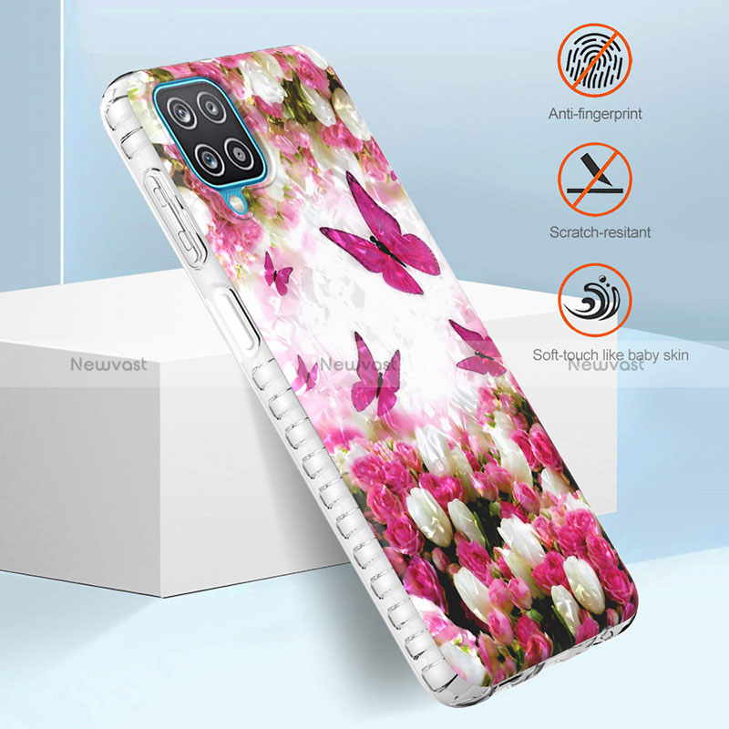 Silicone Candy Rubber Gel Fashionable Pattern Soft Case Cover Y04B for Samsung Galaxy A12 5G