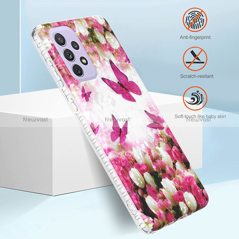 Silicone Candy Rubber Gel Fashionable Pattern Soft Case Cover Y04B for Samsung Galaxy A23 4G