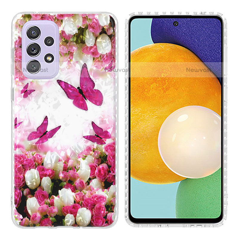 Silicone Candy Rubber Gel Fashionable Pattern Soft Case Cover Y04B for Samsung Galaxy A23 5G