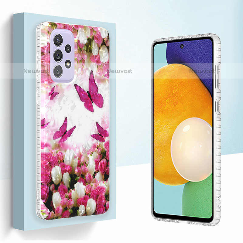 Silicone Candy Rubber Gel Fashionable Pattern Soft Case Cover Y04B for Samsung Galaxy A23 5G