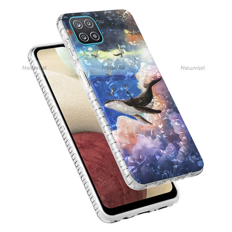 Silicone Candy Rubber Gel Fashionable Pattern Soft Case Cover Y04B for Samsung Galaxy F12