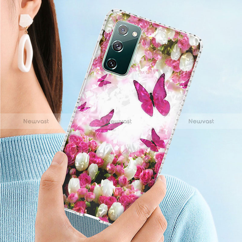 Silicone Candy Rubber Gel Fashionable Pattern Soft Case Cover Y04B for Samsung Galaxy S20 FE (2022) 5G