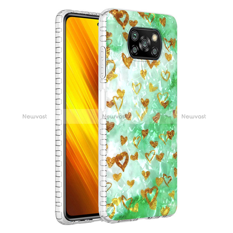 Silicone Candy Rubber Gel Fashionable Pattern Soft Case Cover Y04B for Xiaomi Poco X3 NFC