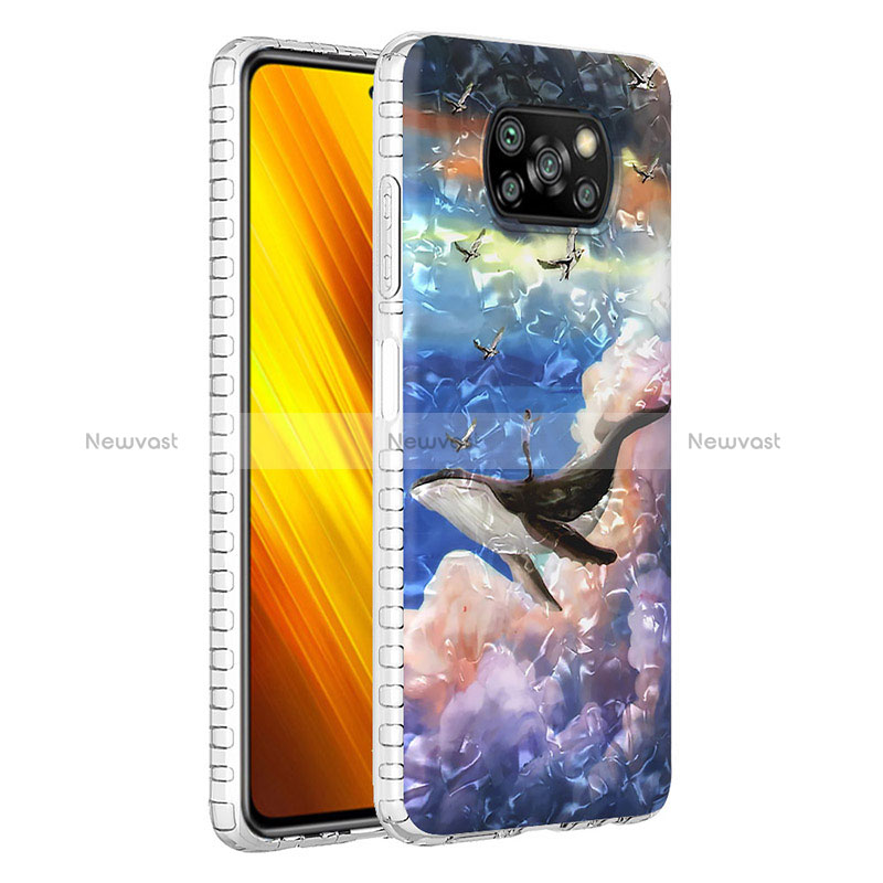 Silicone Candy Rubber Gel Fashionable Pattern Soft Case Cover Y04B for Xiaomi Poco X3 NFC Mixed