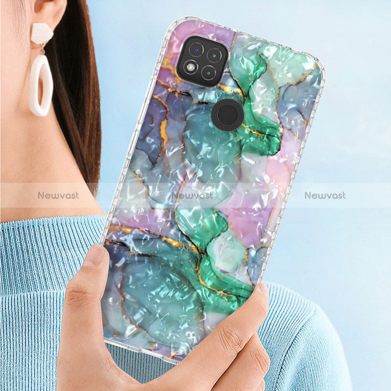 Silicone Candy Rubber Gel Fashionable Pattern Soft Case Cover Y04B for Xiaomi Redmi 9 India