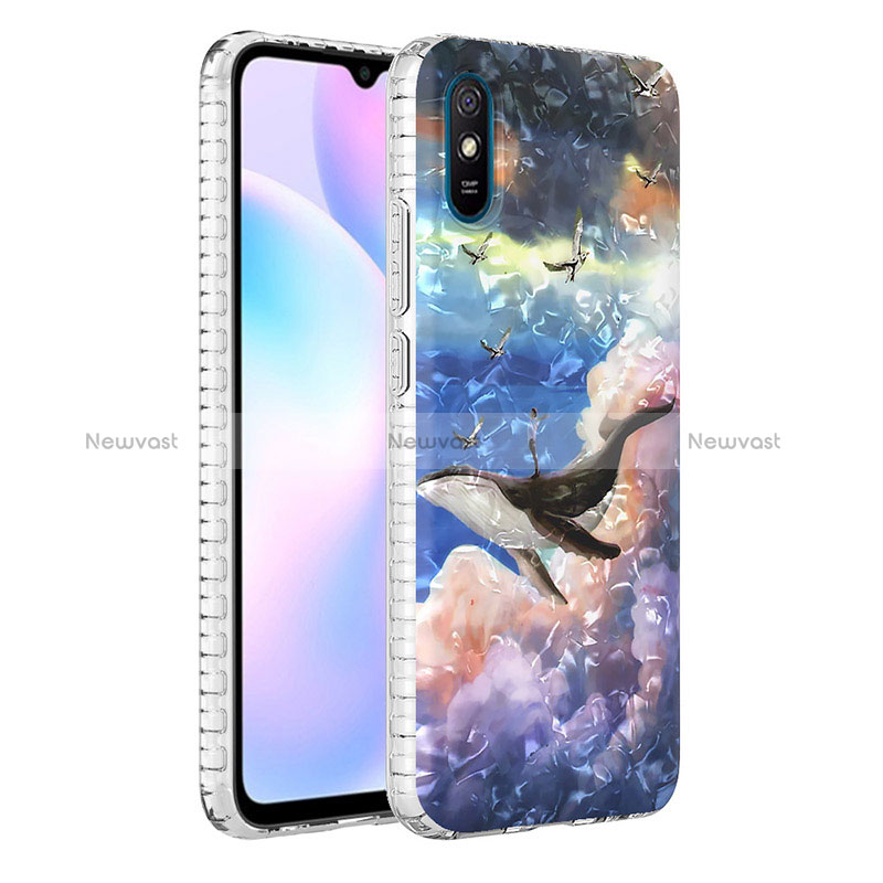 Silicone Candy Rubber Gel Fashionable Pattern Soft Case Cover Y04B for Xiaomi Redmi 9AT Mixed