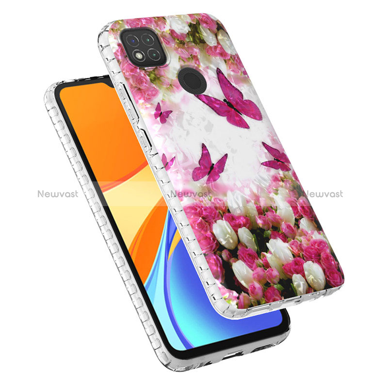 Silicone Candy Rubber Gel Fashionable Pattern Soft Case Cover Y04B for Xiaomi Redmi 9C